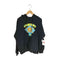 WEK THE WORLD USA製 プリント プルオーバーパーカー メンズ JPN:2