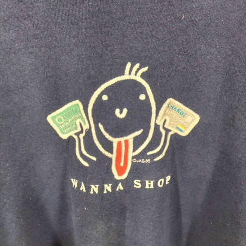 ジャージーズ JERZEES USA製 WANNA SHOP フロント刺繍 スウェット メンズ import:L