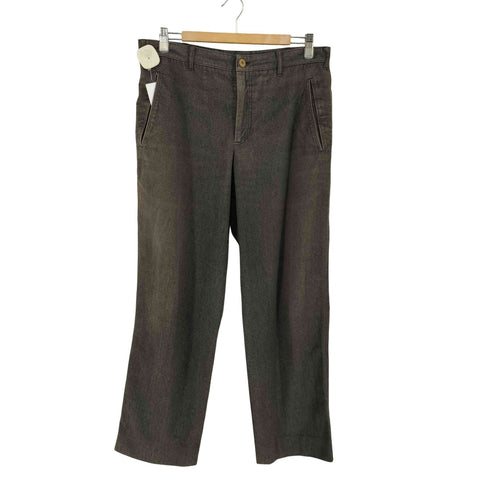 アルマーニコレツィオーニ ARMANI COLLEZIONI ノータック ポリスラックス メンズ 34