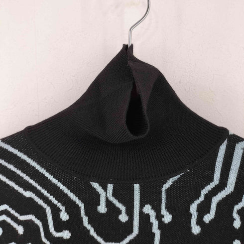 ICE & TECHNO E CIRCUIT HIGH NECKED KNIT メンズ JPN:M