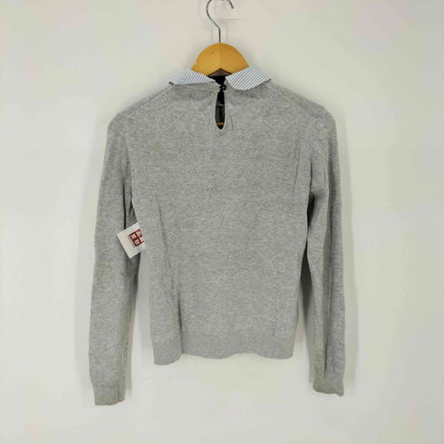 ブルックスブラザーズ BROOKS BROTHERS 襟付き総柄ニットセーター レディース import:XS