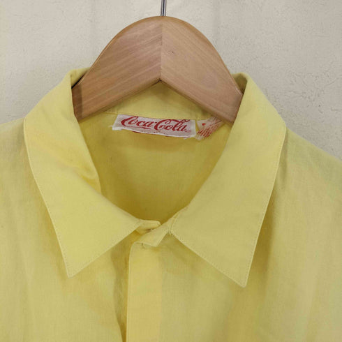 コカコーラ Coca-Cola 90s MADE IN PORTUGAL バックロゴ コットンS/Sシャツ RELAX IN THE SHADE メンズ import:S