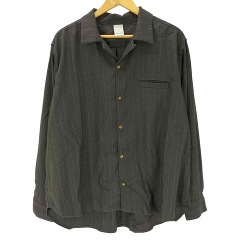 キャスパージョン CASPER JOHN Various Dolman Shirts ピンストライプ ボックスシルエットシャツ メンズ JPN:M