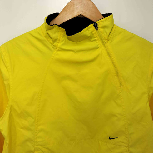 ナイキ NIKE 00s グレータグ Y2K 裾ドロコード アシンメトリージッププルオーバー レディース S