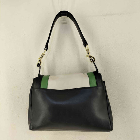 ジャンニキャリーニ GIANNI CHIARINI MADE IN ITALY バイカラー レザーハンドバッグ レディース
