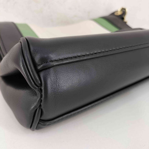ジャンニキャリーニ GIANNI CHIARINI MADE IN ITALY バイカラー レザーハンドバッグ レディース