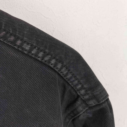 リーバイス Levis チュニジア製 70503 ボタン裏T37 製品染め ブラックデニム トラッカージャケット ユーロ メンズ import:L