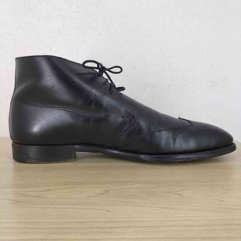 クロケットアンドジョーンズ CROCKETT&JONES MADE IN ENGLAND HALLAM 5057-ITB レザーチャッカブーツ メンズ 8 1/2