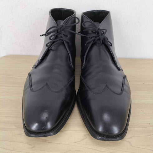 クロケットアンドジョーンズ CROCKETT&JONES MADE IN ENGLAND HALLAM 5057-ITB レザーチャッカブーツ メンズ 8 1/2