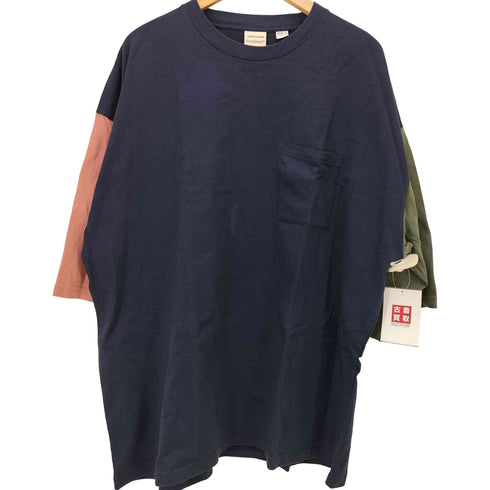 グッドウェア Goodwear USA製トリコカラー袖切替クルーネックTシャツ メンズ JPN:XL