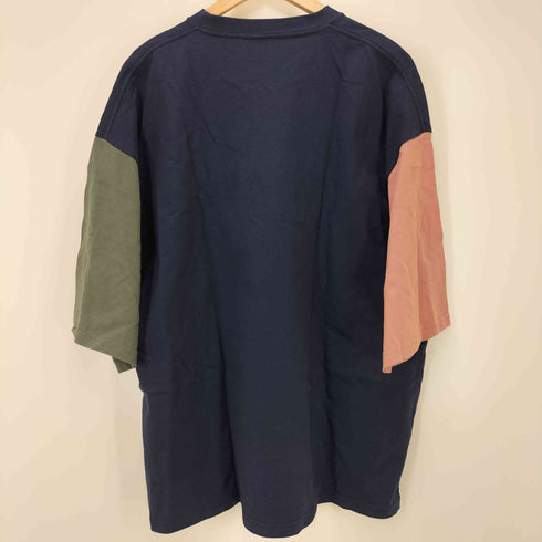 グッドウェア Goodwear USA製トリコカラー袖切替クルーネックTシャツ メンズ JPN:XL