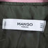 マンゴ MANGO サテン MA-1ジャケット レディース import:L