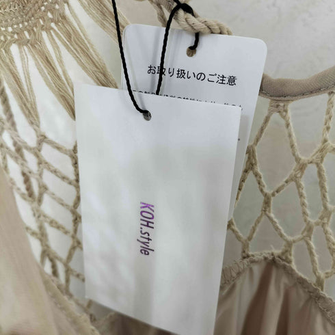 コースタイル KOH.STYLE CROCHET SWITCH DRESS レディース FREE