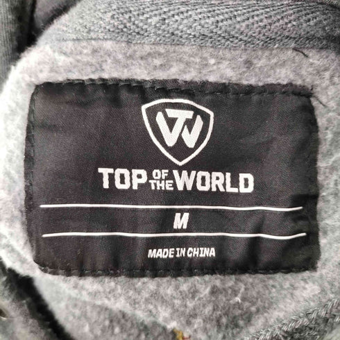 TOP OF THE WORLD フロント刺繍プルオーバーパーカー メンズ JPN:M