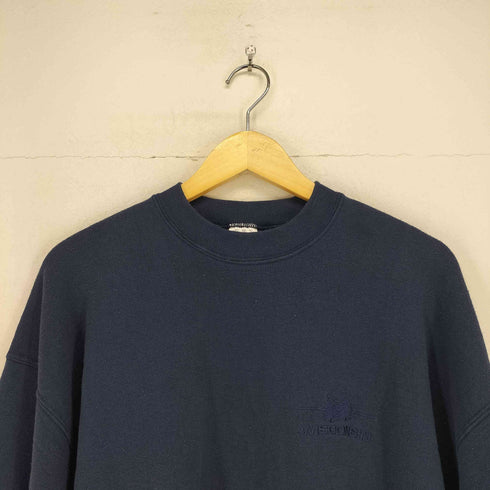 フルーツオブザルーム FRUIT OF THE LOOM 90s 刺繍デザインモックネックスウェット メンズ JPN:XL