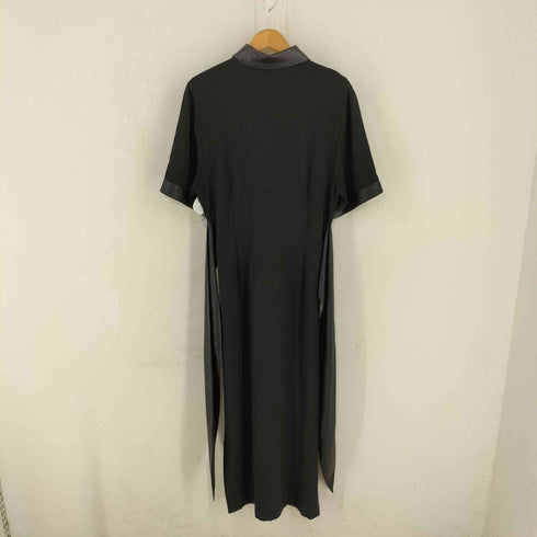 NANUAHKA フェイクレザー切替 ワンピース レディース import:S
