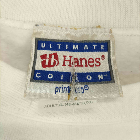 ヘインズ Hanes 90s フロントプリントクルーネックスウェット メンズ JPN:XL