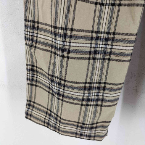 ビームスハート BEAMS HEART チェック ワイド アンクルパンツ メンズ ONE SIZE