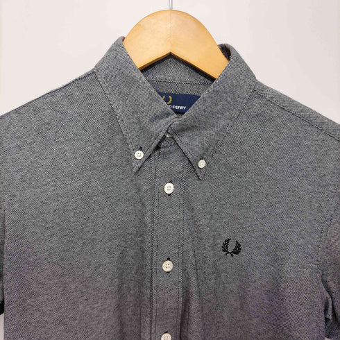 フレッドペリー FRED PERRY 刺繍ロゴ ボタンダウン ポロシャツ メンズ JPN:M