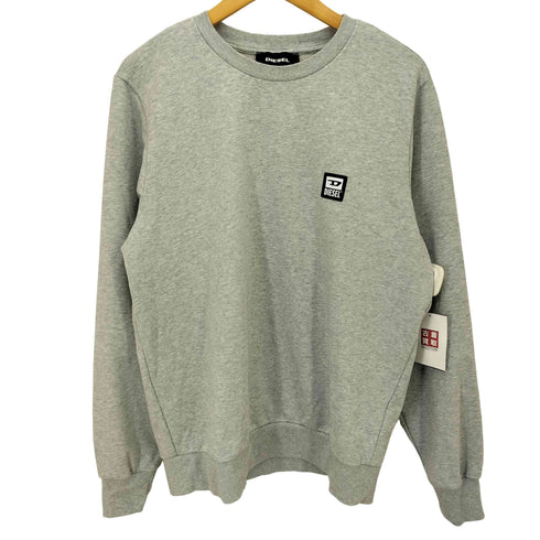 ディーゼル DIESEL S-GIRK-K12 PATCH LOGO SWEATSHIRTS メンズ L