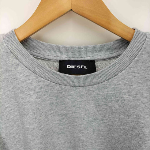 ディーゼル DIESEL S-GIRK-K12 PATCH LOGO SWEATSHIRTS メンズ L