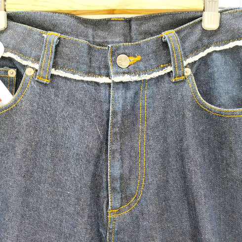 ヴィヴィアンウエストウッドマン Vivienne Westwood MAN オーブ刺繍 クロップドインディゴデニムパンツ メンズ JPN:48