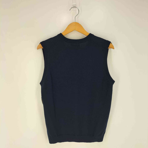 ブルックスブラザーズ 346 BROOKS BROTHERS MERINO WOOL メリノウール ロゴ刺繍 ニットベスト メンズ import:S