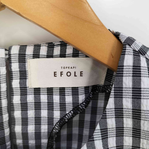 トプカピエフォル TOPKAPI EFOLE チェック ロングワンピース レディース FREE
