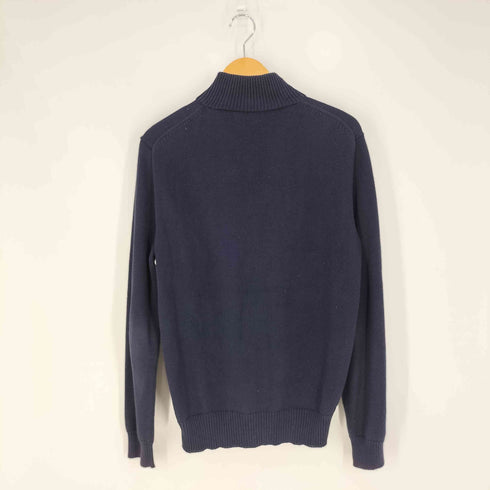ポロラルフローレン POLO RALPH LAUREN ポニー刺繍 ハーフジップ コットンニット メンズ import:S