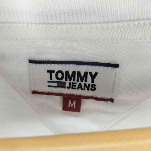 トミージーンズ tommy jeans クロップドロゴプリントS/S TEE レディース import:M
