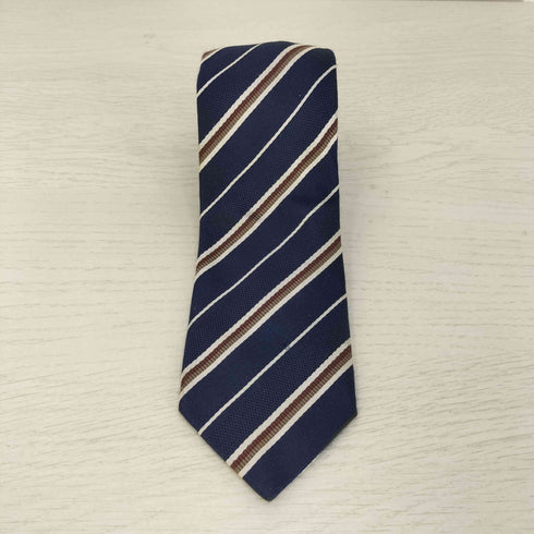 アクアスキュータム AQUASCUTUM イングランド製 トラッド シルクコットンネクタイ メンズ