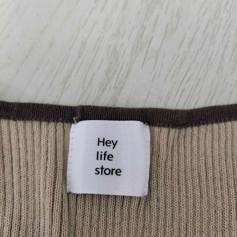 ヘイライフストア Hey life store no sleeve knit long one piece レディース FREE