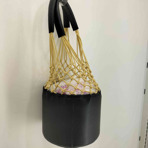 protocol knitting leather bag レディース
