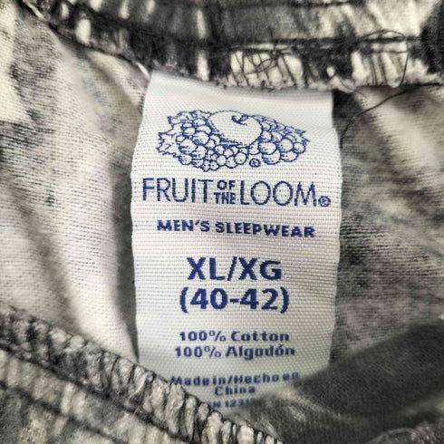 フルーツオブザルーム FRUIT OF THE LOOM 総柄 スウェットパンツ メンズ JPN:XL