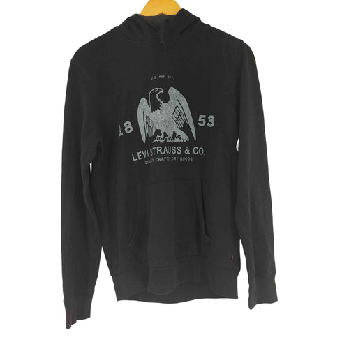 リーバイス LEVI STRAUSS&CO フロントプリント プルオーバーパーカー メンズ JPN:S