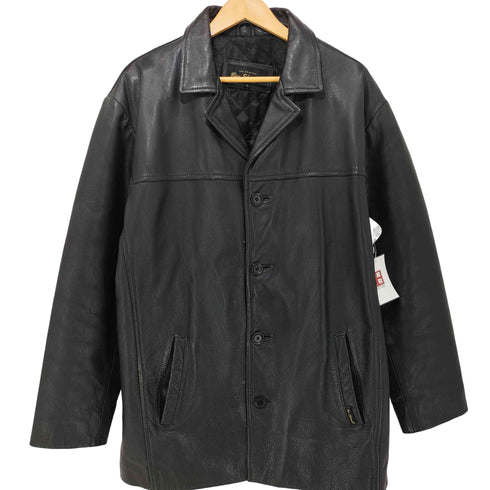 ベンシャーマン Ben Sherman 90-2000s 裏起毛レザーカーコート メンズ L