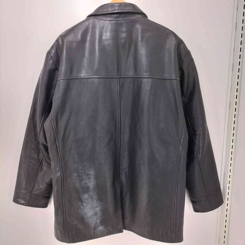 ベンシャーマン Ben Sherman 90-2000s 裏起毛レザーカーコート メンズ L