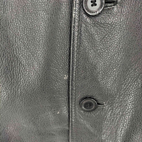 ベンシャーマン Ben Sherman 90-2000s 裏起毛レザーカーコート メンズ L