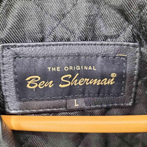ベンシャーマン Ben Sherman 90-2000s 裏起毛レザーカーコート メンズ L