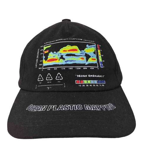 Space Available Ocean Mapping Cap Black メンズ