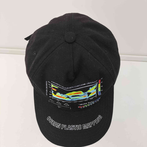 Space Available Ocean Mapping Cap Black メンズ