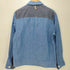 ジュンヤワタナベコムデギャルソンマン JUNYA WATANABE COMME des GARCONS MAN 19ss Ester Lamy Chambray Jacket 総リネン 生地切替 シャンブレージャケット メンズ JPN:XS