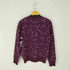 ランバンコレクション LANVIN COLLECTION ウール100 総柄クルーネックニット レディース JPN:M