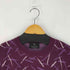 ランバンコレクション LANVIN COLLECTION ウール100 総柄クルーネックニット レディース JPN:M