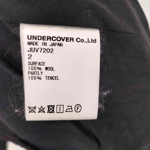 アンダーカバー UNDERCOVER 別注 スカル刺繍 ウール ジップアップブルゾン メンズ JPN:2