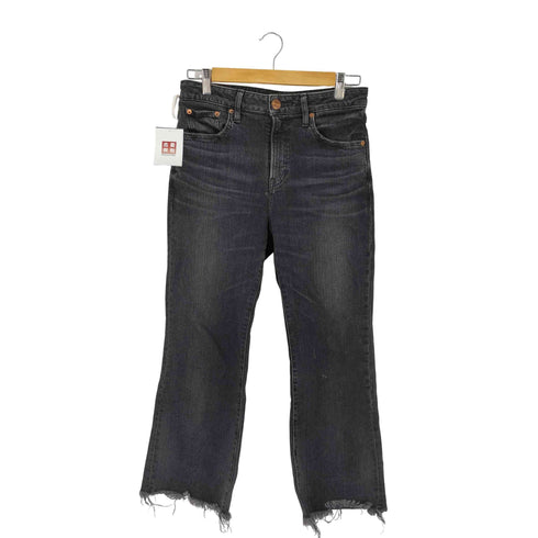 スピックアンドスパン Spick and Span RED CARD 別注 スリムテーパードパンツカットオフデニムパンツ レディース US:24