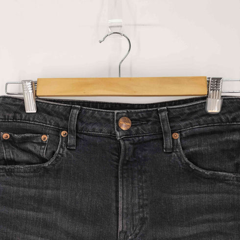 スピックアンドスパン Spick and Span RED CARD 別注 スリムテーパードパンツカットオフデニムパンツ レディース US:24