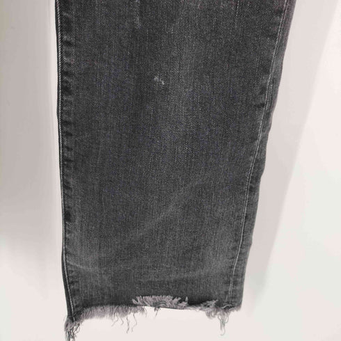 スピックアンドスパン Spick and Span RED CARD 別注 スリムテーパードパンツカットオフデニムパンツ レディース US:24