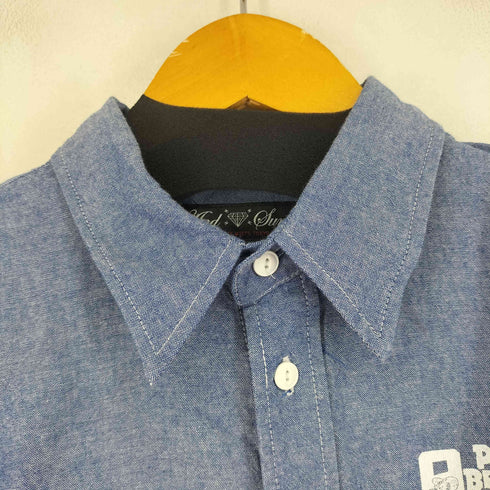 AND SUNS バックプリント L/S シャンブレーシャツ メンズ JPN:L