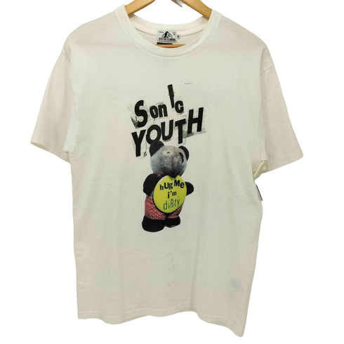 ヒステリックグラマー HYSTERIC GLAMOUR 21SS SY HUG ME I'M DIRTY Tシャツ ショートスリーブクルーネックTシャツ メンズ JPN:M